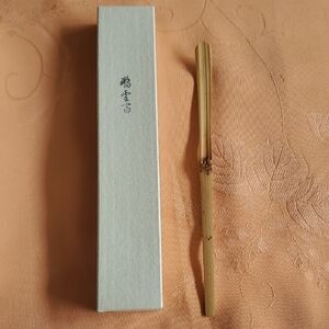 Vintage Bamboo Chashaku ( Matcha Teaspoon) with Original Box
